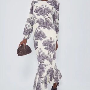 Tuckernuck NWT Toile Hibiscus Hill Dress - size Small